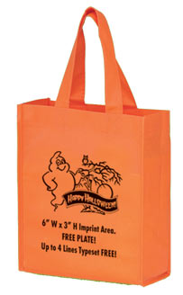 Custom Printed Halloween Tote Bag, Little Thunder